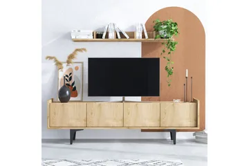 Desgrar Tv-möbelset 150x57 cm - Blå - Möbler - TV- & Mediamöbler - TV-möbelset
