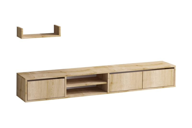 Desgrar Tv-möbelset 180x25 cm - Natur - Möbler - TV- & Mediamöbler - TV-möbelset