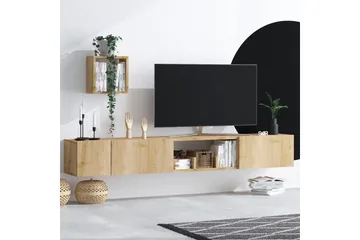 Desgrar Tv-möbelset 180x25 cm - Natur - Möbler - TV- & Mediamöbler - TV-möbelset