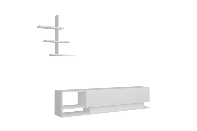 Hejde TV-Möbelset 180 cm - Vit - Möbler - TV- & Mediamöbler - TV-möbelset