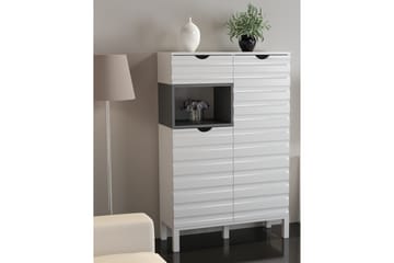 Hejde TV-Möbelset 180 cm - Vit/Grå - Möbler - TV- & Mediamöbler - TV-möbelset