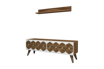 Hovdane TV-Möbelset 120 cm - Brun - Möbler - TV- & Mediamöbler - TV-möbelset