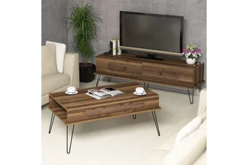 Hovdane TV-Möbelset 145 cm - Brun - Möbler - TV- & Mediamöbler - TV-möbelset