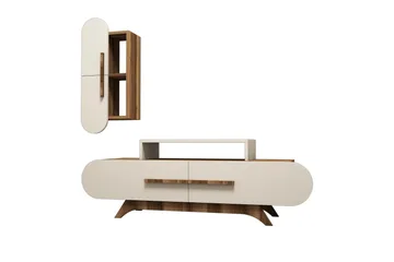 Hovdane TV-Möbelset 145 cm - Brun - Möbler - TV- & Mediamöbler - TV-möbelset