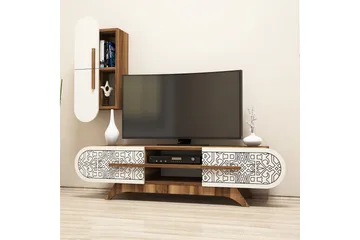 Hovdane TV-Möbelset 145 cm - Brun - Möbler - TV- & Mediamöbler - TV-möbelset