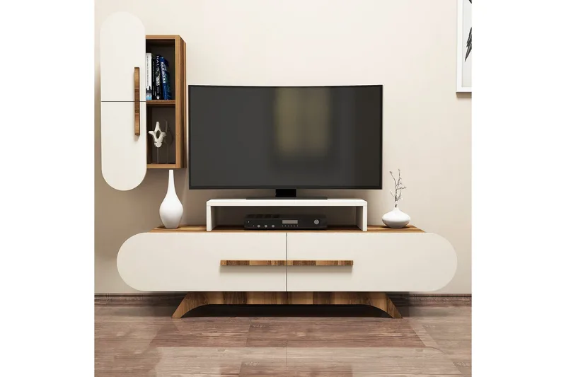 Hovdane TV-Möbelset 145 cm - Brun - Möbler - TV- & Mediamöbler - TV-möbelset