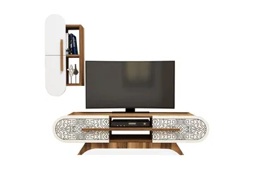Hovdane TV-Möbelset 145 cm - Brun - Möbler - TV- & Mediamöbler - TV-möbelset