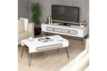 Hovdane TV-Möbelset 145 cm - Vit - Möbler - TV- & Mediamöbler - TV-möbelset