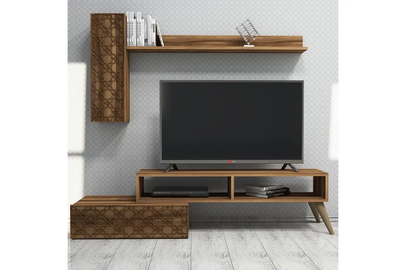 Hovdane TV-Möbelset 150 cm - Brun - Möbler - TV- & Mediamöbler - TV-möbelset