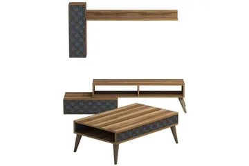 Hovdane TV-Möbelset 150 cm - Brun - Möbler - TV- & Mediamöbler - TV-möbelset