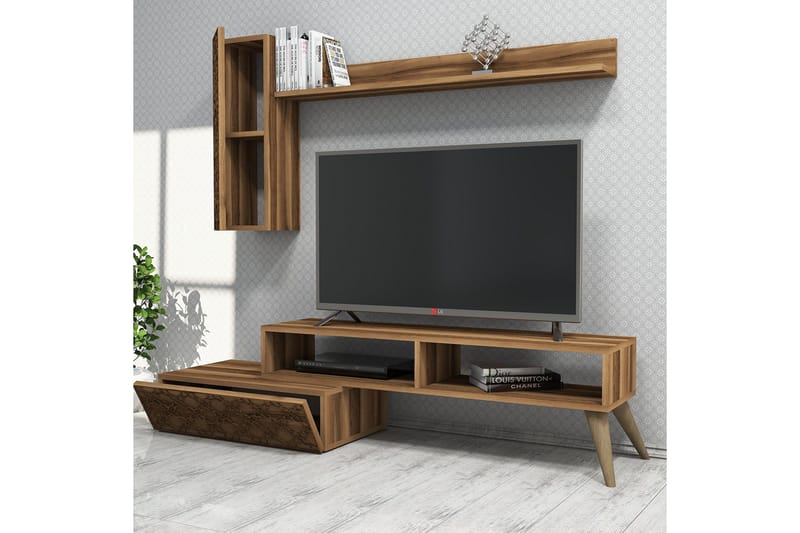 Hovdane TV-Möbelset 150 cm - Brun - Möbler - TV- & Mediamöbler - TV-möbelset