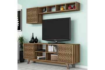 Hovdane TV-Möbelset 160 cm - Brun - Möbler - TV- & Mediamöbler - TV-möbelset