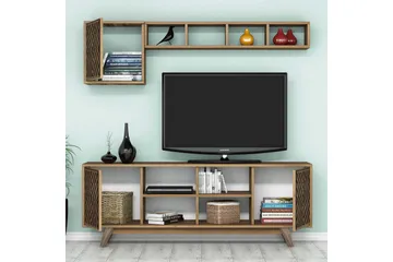 Hovdane TV-Möbelset 160 cm - Brun - Möbler - TV- & Mediamöbler - TV-möbelset