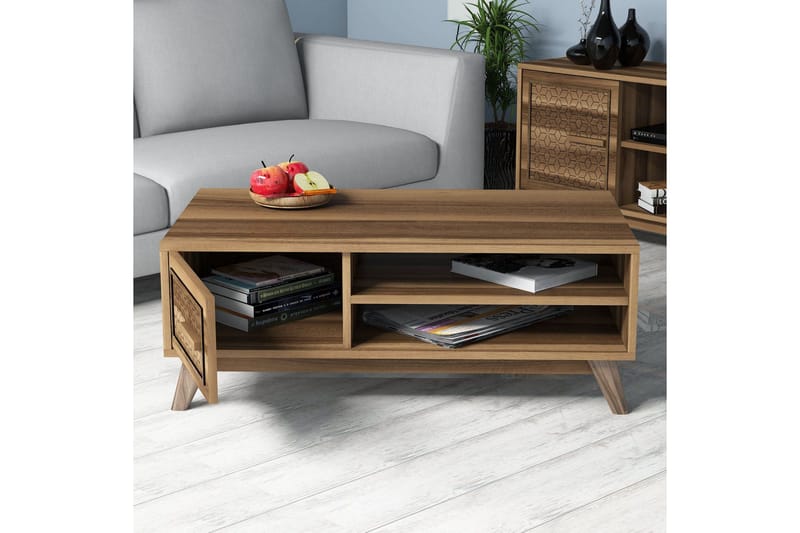 Hovdane TV-Möbelset 160 cm - Brun - Möbler - TV- & Mediamöbler - TV-möbelset