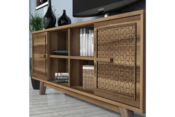 Hovdane TV-Möbelset 160 cm - Brun/Ek - Möbler - TV- & Mediamöbler - TV-möbelset