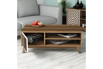 Hovdane TV-Möbelset 160 cm - Brun/Vit - Möbler - TV- & Mediamöbler - TV-möbelset