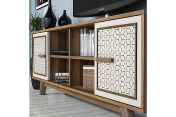 Hovdane TV-Möbelset 160 cm - Brun/Vit/Ek - Möbler - TV- & Mediamöbler - TV-möbelset