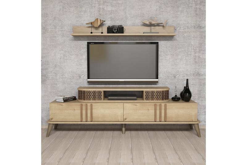 Hovdane TV-Möbelset 168 cm, Beige