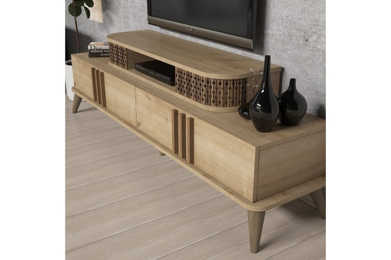 Hovdane TV-Möbelset 168 cm - Beige - Möbler - TV- & Mediamöbler - TV-möbelset