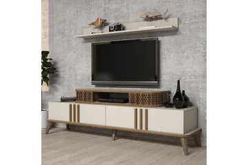 Hovdane TV-Möbelset 168 cm - Vit - Möbler - TV- & Mediamöbler - TV-möbelset