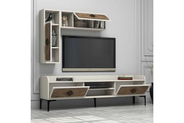 Hovdane TV-Möbelset 180 cm Brown/White - Möbler - TV- & Mediamöbler - TV-möbelset