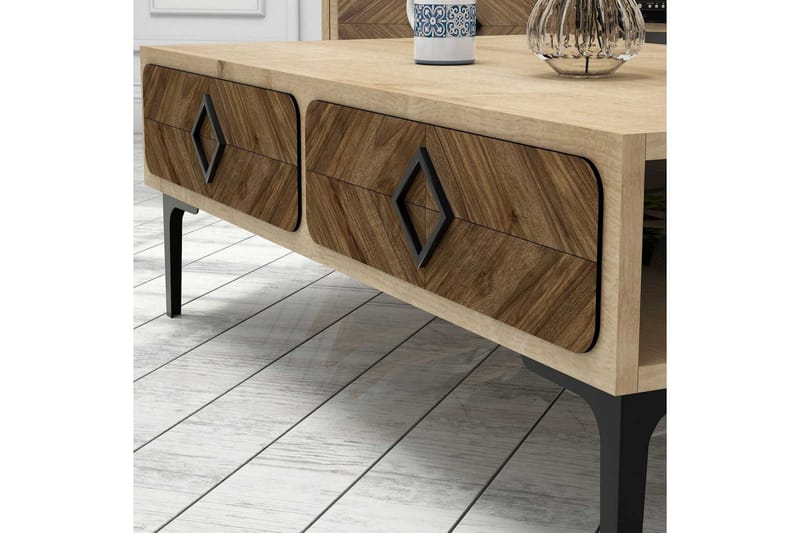 Hovdane TV-Möbelset 180 cm - Brun - Möbler - TV- & Mediamöbler - TV-möbelset