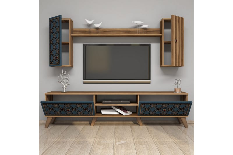 Hovdane TV-Möbelset 180 cm - Brun - Möbler - TV- & Mediamöbler - TV-möbelset