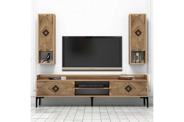 Hovdane TV-Möbelset 180 cm - Brun - Möbler - TV- & Mediamöbler - TV-möbelset