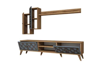 Hovdane TV-Möbelset 180 cm - Brun - Möbler - TV- & Mediamöbler - TV-möbelset