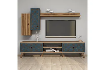 Hovdane TV-Möbelset 180 cm - Brun - Möbler - TV- & Mediamöbler - TV-möbelset