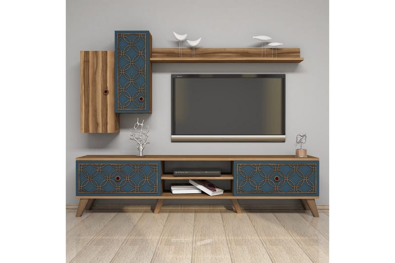 Hovdane TV-Möbelset 180 cm - Brun - Möbler - TV- & Mediamöbler - TV-möbelset