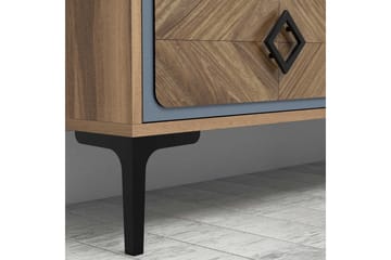 Hovdane TV-Möbelset 180 cm - Brun/Blå - Möbler - TV- & Mediamöbler - TV-möbelset