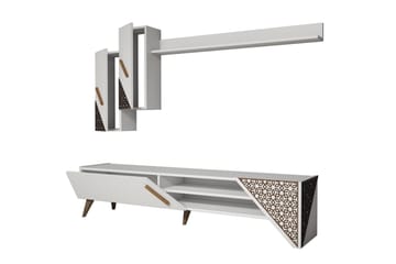 Hovdane TV-Möbelset 180 cm - Vit - Möbler - TV- & Mediamöbler - TV-möbelset