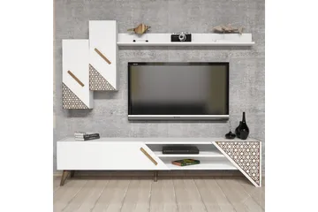 Hovdane TV-Möbelset 180 cm - Vit - Möbler - TV- & Mediamöbler - TV-möbelset