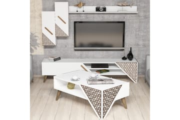 Hovdane TV-Möbelset 180 cm - Vit - Möbler - TV- & Mediamöbler - TV-möbelset