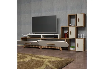 Hovdane TV-Möbelset 205 cm - Brun - Möbler - TV- & Mediamöbler - TV-möbelset