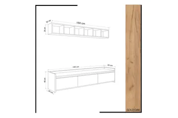 Mod Design Hallförvaring - Trä/Vit - Möbler - TV- & Mediamöbler - TV-möbelset