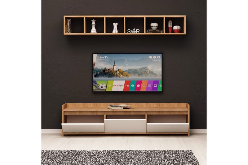 Mod Design Hallförvaring - Trä/Vit - Möbler - TV- & Mediamöbler - TV-möbelset