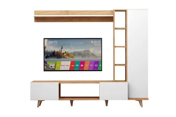 Mod Design Mediaförvaring - Trä/Vit - Möbler - TV- & Mediamöbler - TV-möbelset