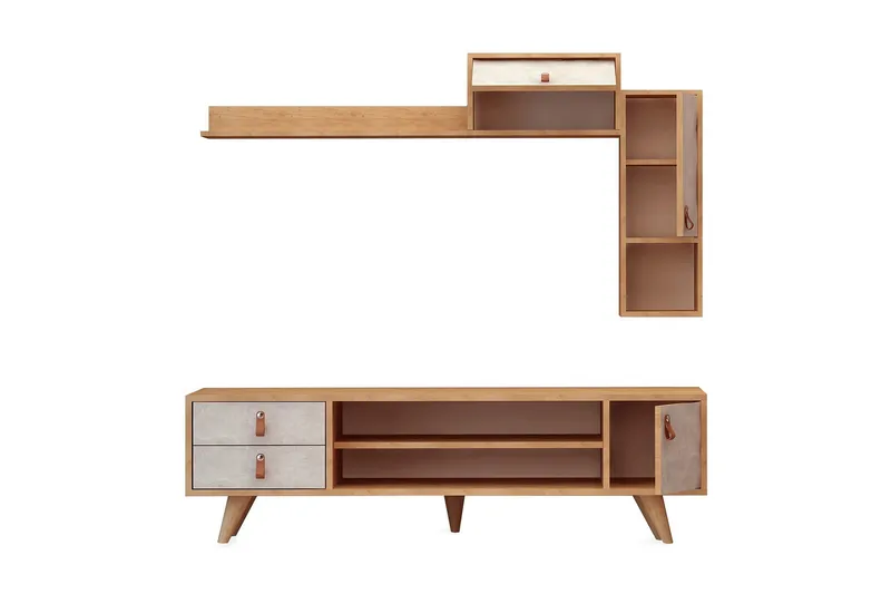 Mod Design Mediaförvaring - Trä/Vit - Möbler - TV- & Mediamöbler - TV-möbelset
