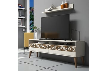 Muennink TV-Möbelset 150 cm - Vit - Möbler - TV- & Mediamöbler - TV-möbelset