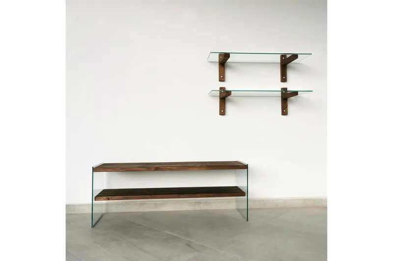 Netherlee TV-Möbelset 45 cm - Valnöt - Möbler - TV- & Mediamöbler - TV-möbelset