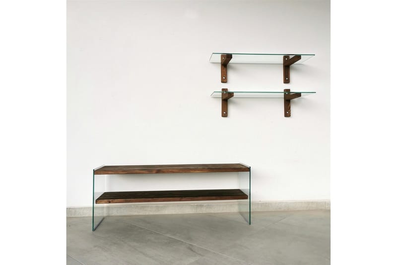 Netherlee TV-Möbelset 45 cm - Valnöt - Möbler - TV- & Mediamöbler - TV-möbelset
