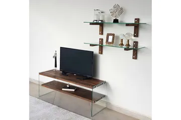 Netherlee TV-Möbelset 45 cm - Valnöt - Möbler - TV- & Mediamöbler - TV-möbelset
