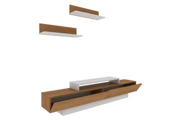 Rinorea Tv-möbelset 180x40 cm - Vit - Möbler - TV- & Mediamöbler - TV-möbelset