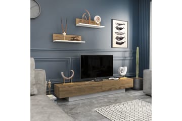 Rinorea Tv-möbelset 180x40 cm - Vit - Möbler - TV- & Mediamöbler - TV-möbelset