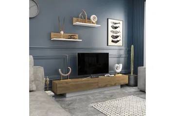 Rinorea Tv-möbelset 180x40 cm - Vit - Möbler - TV- & Mediamöbler - TV-möbelset