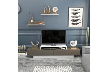 Rinorea Tv-möbelset 180x40 cm - Vit - Möbler - TV- & Mediamöbler - TV-möbelset