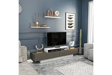 Rinorea Tv-möbelset 180x40 cm - Vit - Möbler - TV- & Mediamöbler - TV-möbelset