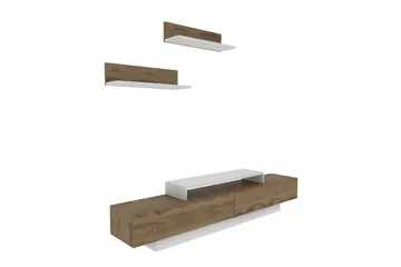 Rinorea Tv-möbelset 180x40 cm - Vit - Möbler - TV- & Mediamöbler - TV-möbelset